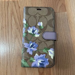 Coach iPhone X/XS case and wallet folio